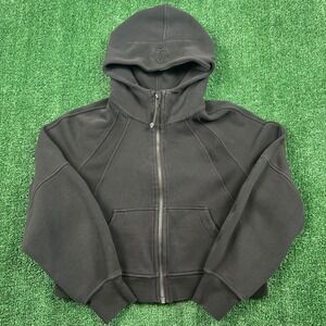 Lululemon Scuba Oversized Full Zip Hoodie Women's XS/S Black Workout Athleisure